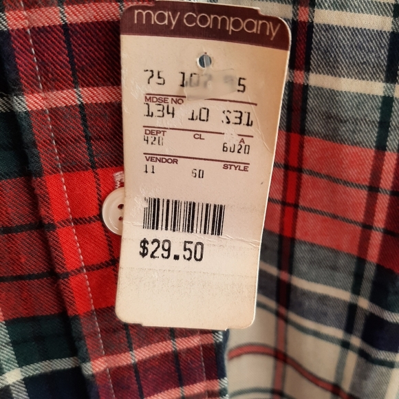 EMBASSY ROW COTTON PLAID SHIRT - Picture 7 of 12